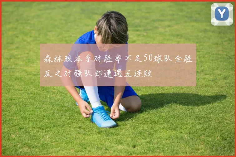 森林狼本季对胜率不足50球队全胜反之对强队却遭遇五连败